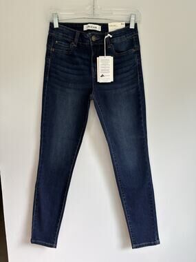 En Jean Women's Blue Jeans Size 3/26 Mid Rise Ankle Skinny Stretch NEW Dark Wash